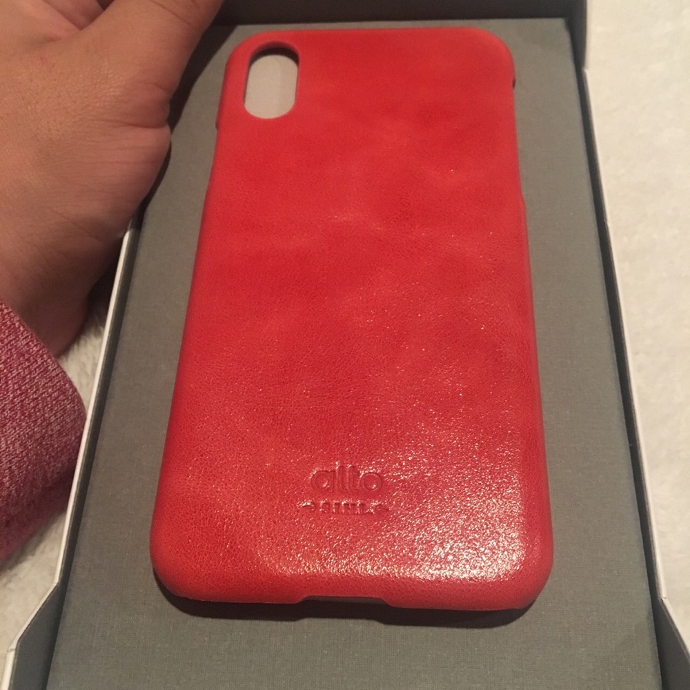 Alto Brand New Red Leather Case iPhone X!